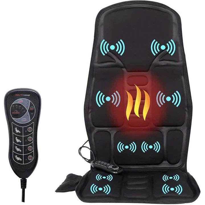 Massage Seat Cushion Rechargeable Heat & 8 Vibration Levels