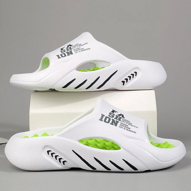 Massage Slippers Acupressure Nodules Non-Slip Water-Repellent