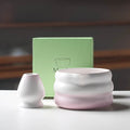 Matcha Bowl Set Ceramic Pouring Spout & Whisk Holder