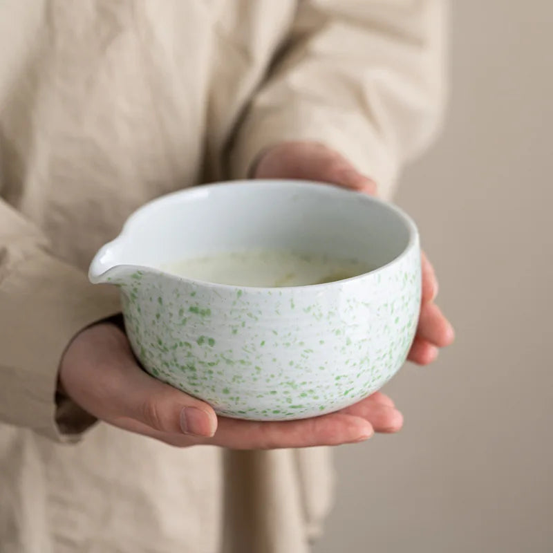 Matcha Bowl Set Ceramic Song Dynasty Style With Whisk