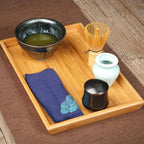 Matcha Set Bamboo Whisk & Spoon Glazed Ceramic Bowl