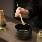 Matcha Tea Set 4-Piece Ceramic Bamboo Whisk & Spoon