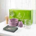 Matcha Tea Set 7 Piece Bamboo Whisk & Ceramic Bowl