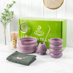 Matcha Tea Set 7 Piece Bamboo Whisk & Ceramic Bowl