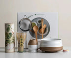 Matcha Tea Set 8-Piece Ceramic Bowl & Bamboo Whisk