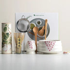 Matcha Tea Set 8-Piece Ceramic Bowl & Bamboo Whisk