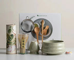 Matcha Tea Set 8-Piece Ceramic Bowl & Bamboo Whisk