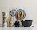 Matcha Tea Set 8-Piece Ceramic Bowl & Bamboo Whisk