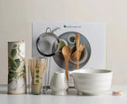 Matcha Tea Set 8-Piece Ceramic Bowl & Bamboo Whisk