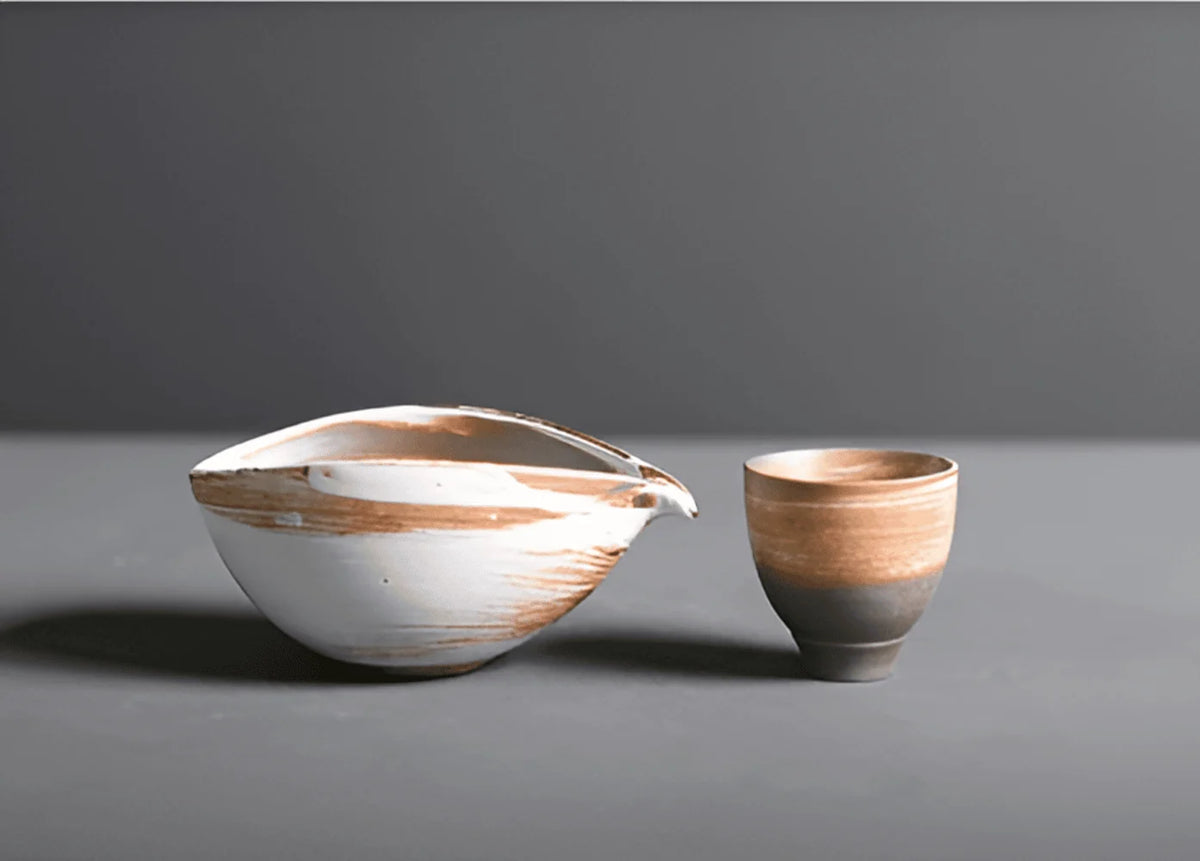 Matcha Tea Set Ceramic Bowl & Bamboo Tools