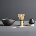 Matcha Tea Set Four-Piece Bamboo Whisk & Ceramic Bowl