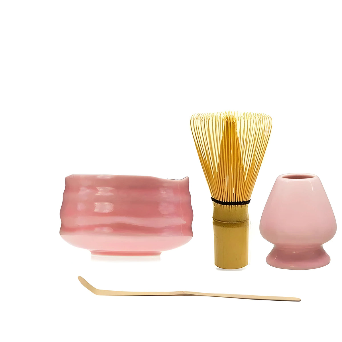 Matcha Tea Set Handmade Ceramic Bowl & Bamboo Whisk