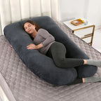 Maternity Pillow U-Shaped Ergonomic Full-Body Support Removable Washable Cover