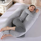 Maternity Pillow U-Shaped Ergonomic Full-Body Support Removable Washable Cover