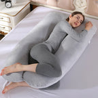Maternity Pillow U-Shaped Ergonomic Full-Body Support Removable Washable Cover