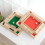 Math Board Game Wooden Durable Travel Friendly