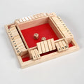 Math Board Game Wooden Durable Travel Friendly