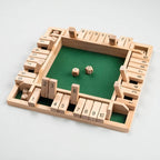 Math Board Game Wooden Durable Travel Friendly