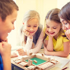 Math Board Game Wooden Durable Travel Friendly