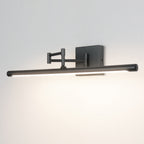 Matte Black Adjustable Swing-Arm Dimmable LED Vanity Wall Sconce