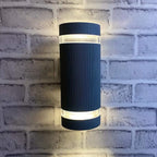 Matte Black Aluminum IP65 Dimmable LED Outdoor Wall Light