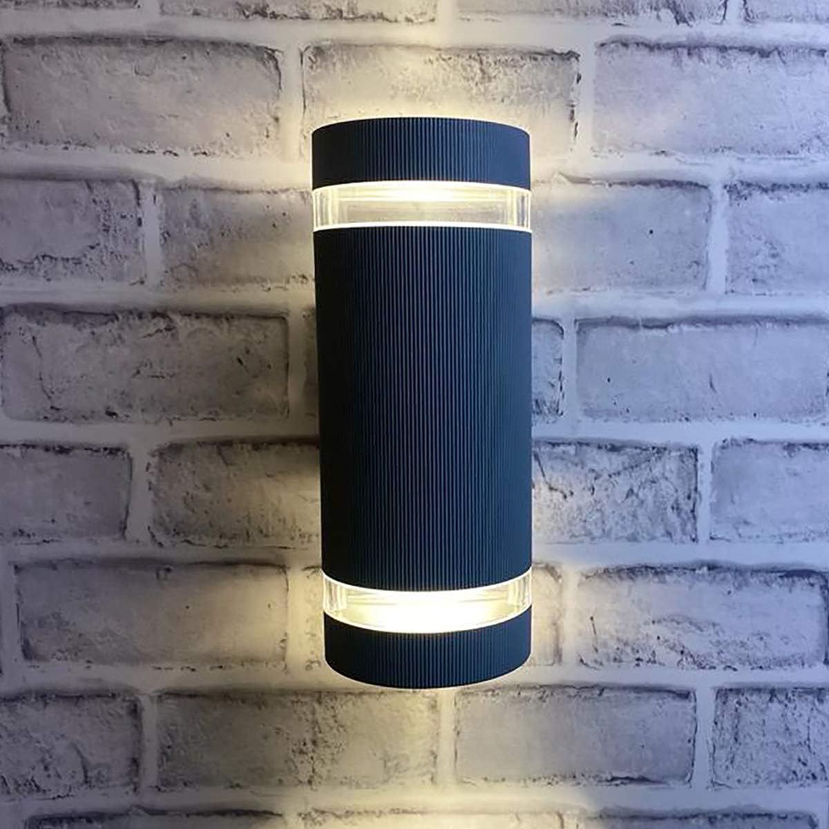 Matte Black Aluminum IP65 Dimmable LED Outdoor Wall Light