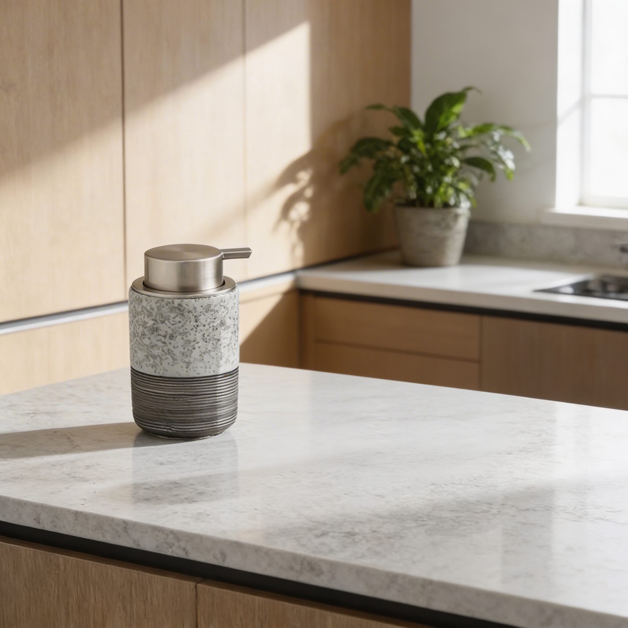 Matte Ceramic Wide Bottleneck Soap Dispenser (10.1 fl oz)