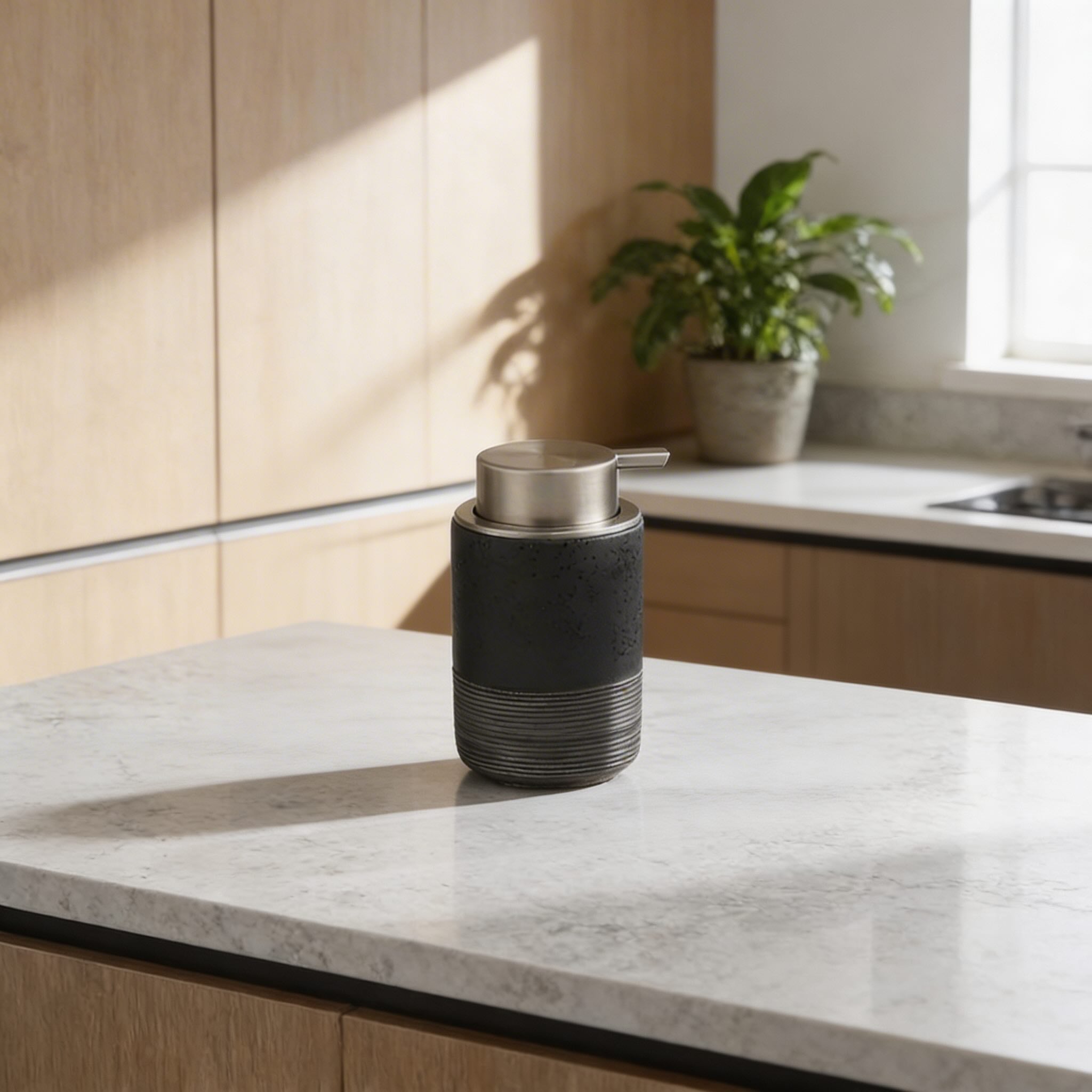 Matte Ceramic Wide Bottleneck Soap Dispenser (10.1 fl oz)
