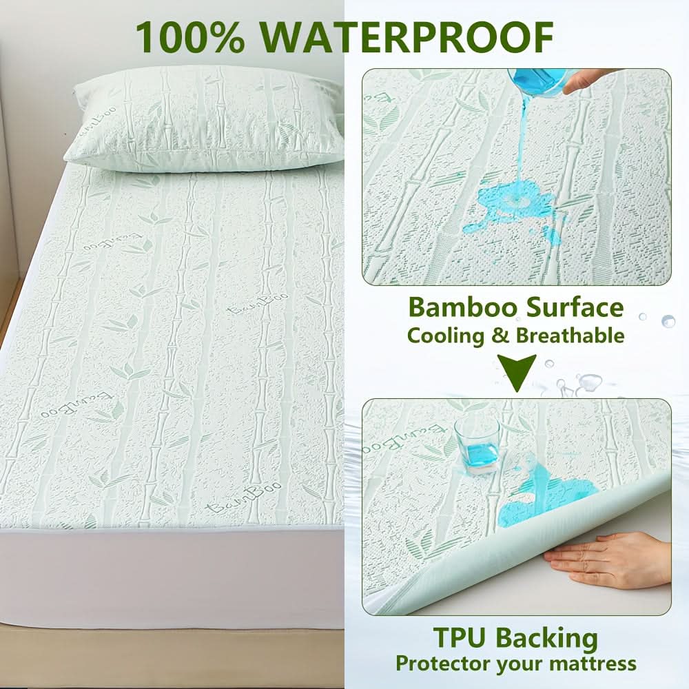 Mattress Cover Bamboo Cooling Fitted