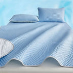 Mattress Pad Cooling Breathable Ice Silk Machine-Washable