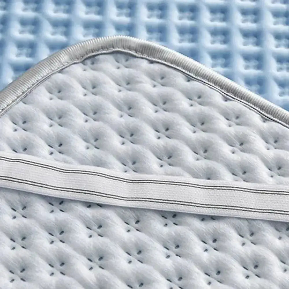 Mattress Pad Cooling Breathable Ice Silk Machine-Washable