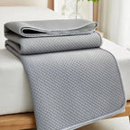 Mattress Pad Cooling Breathable Ice Silk Machine-Washable