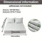 Mattress Protector Breathable Bamboo 3D Air Layer Pressure Relief
