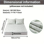 Mattress Protector Breathable Bamboo 3D Air Layer Pressure Relief