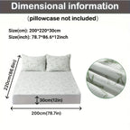 Mattress Protector Breathable Bamboo 3D Air Layer Pressure Relief