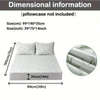Mattress Protector Breathable Bamboo 3D Air Layer Pressure Relief