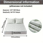 Mattress Protector Breathable Bamboo 3D Air Layer Pressure Relief