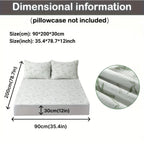 Mattress Protector Breathable Bamboo 3D Air Layer Pressure Relief