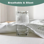 Mattress Protector Breathable Bamboo 3D Air Layer Pressure Relief
