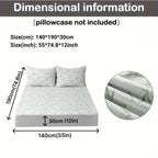 Mattress Protector Breathable Bamboo 3D Air Layer Pressure Relief
