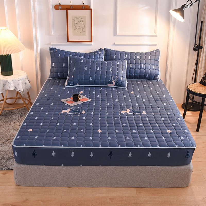 Mattress Protector Breathable Silk Microfiber Machine Washable