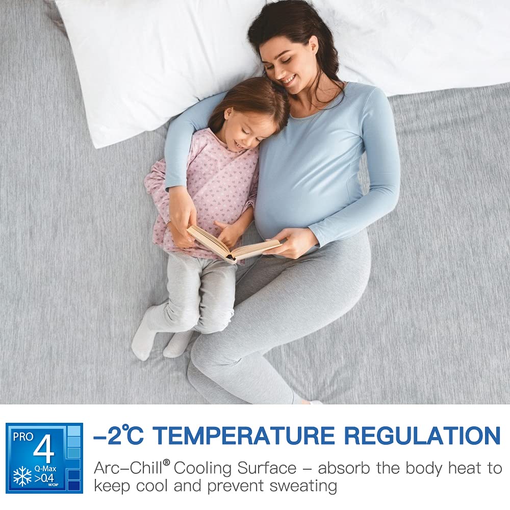 Mattress Protector Instant Cooling Waterproof Deep Pocket 45cm