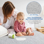 Mattress Protector Instant Cooling Waterproof Deep Pocket 45cm