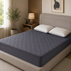 Mattress Protector Quilted Noiseless Waterproof 18 Inch Deep Pocket