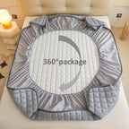 Mattress Protector Quilted & Waterproof Fitted Microfiber Machine Washable