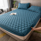 Mattress Protector Waterproof Breathable Cotton Blend Anti-Slip