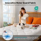 Mattress Protector Waterproof Quilted & Breathable Fits 18 Inch