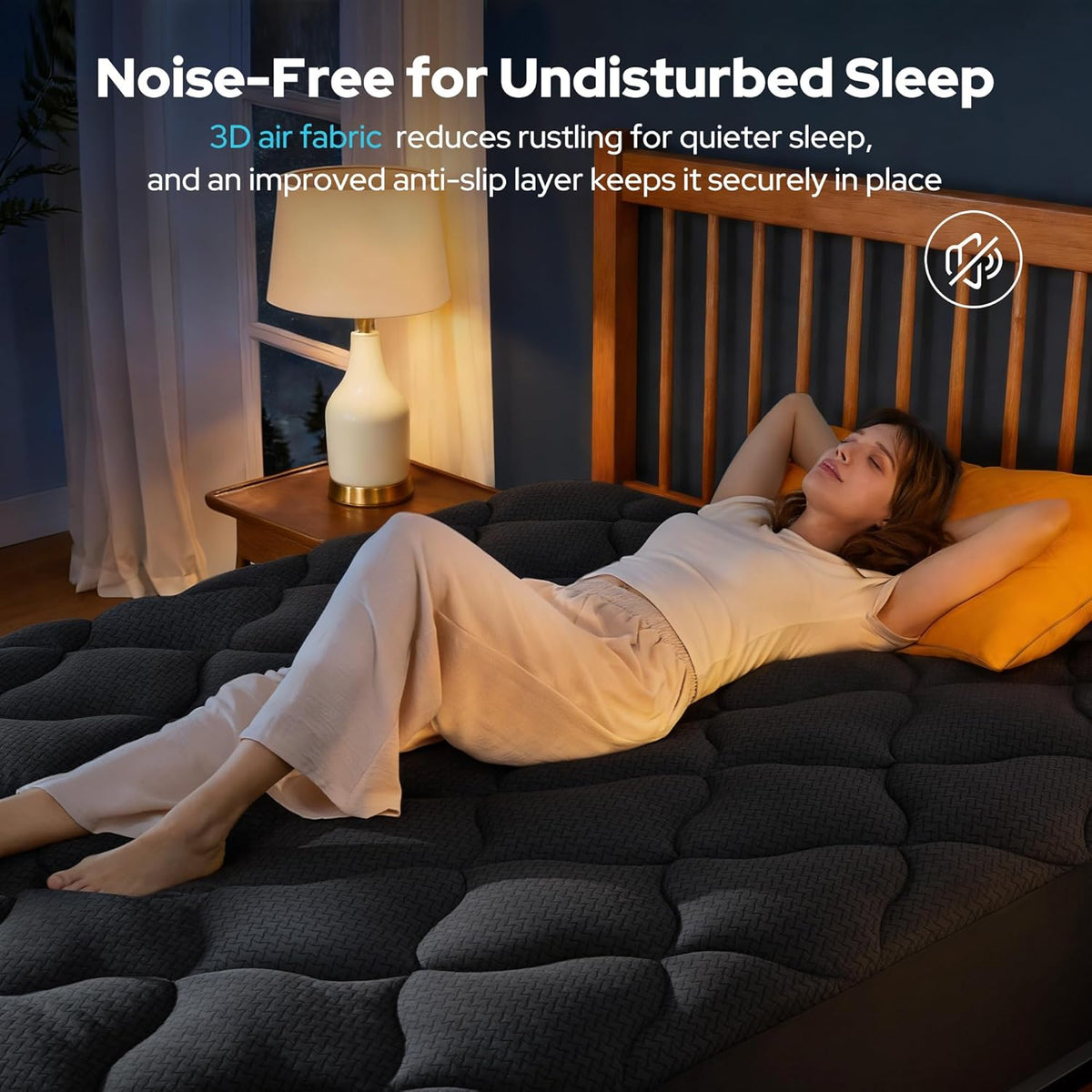 Mattress Protector Waterproof Quilted & Breathable Fits 18 Inch