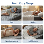 Mattress Topper Cooling Breathable Leakproof & Snug Fit