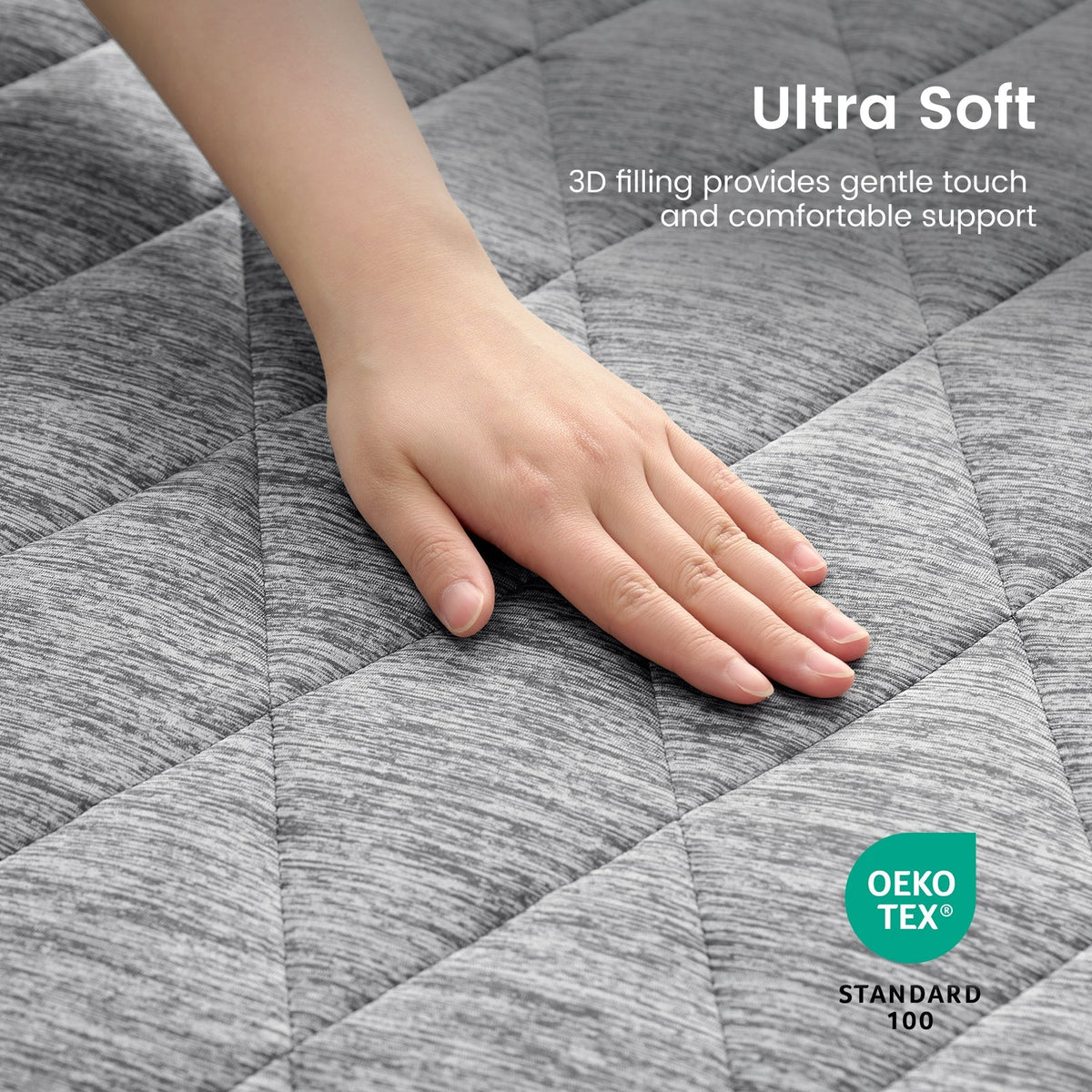 Mattress Topper Cooling Breathable Leakproof & Snug Fit